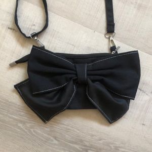 cute bow clutch crossbody bag